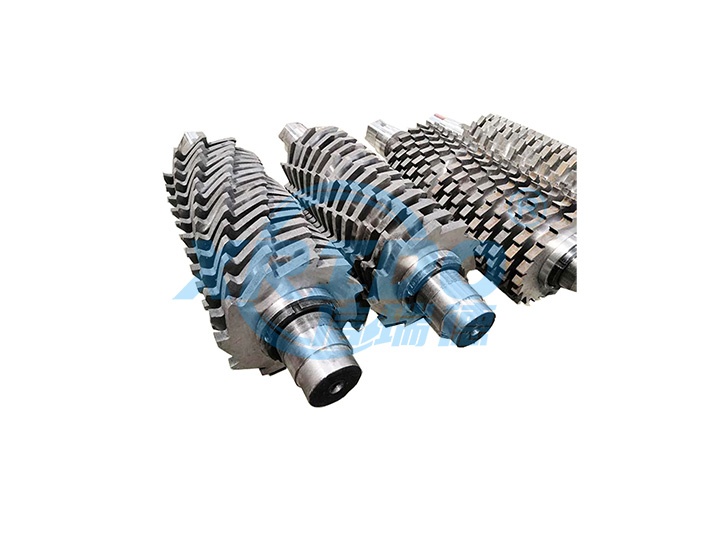Dual Shaft Aluminium Can Shredder Crushing Industrial Shredder For Metal