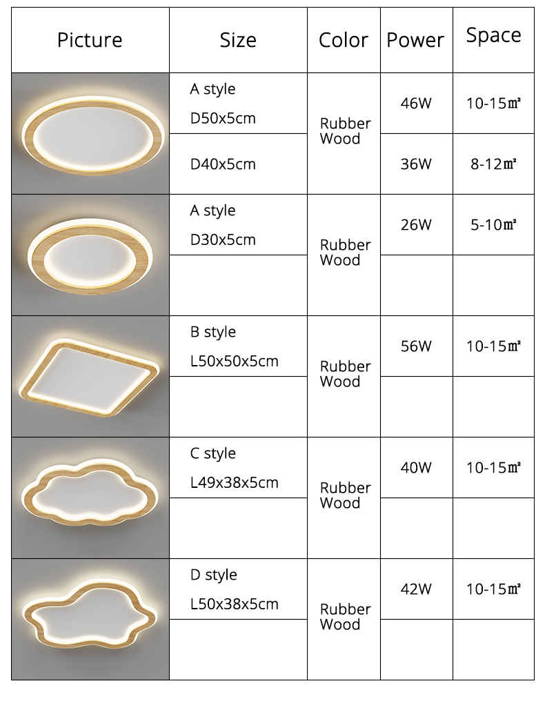 Modern Ceiling Lights Living Room Art dero Cloud round Wooden ceiling lights(WH-WA-50)
