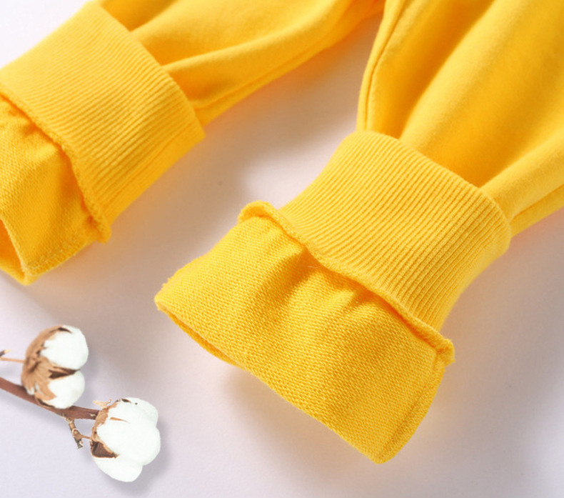 Sports Children'S Outfit Sets Casual Gold Velvet Two Piece