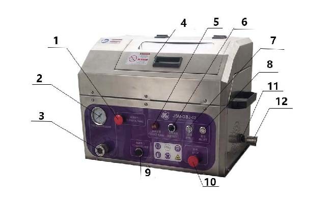 Dry ice blasting Equipment for Air Cylinder Cleaning