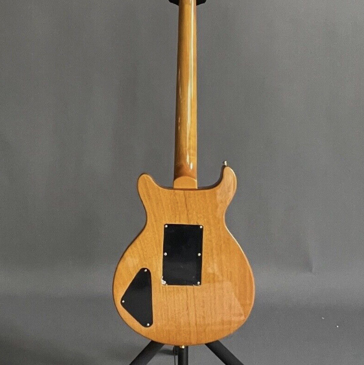 Custom SE Santana Electric Guitar Chrome Part Abalone Bird Inlay Flame Maple Top