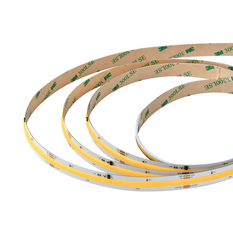 14W/M LED Pure White Digital COB Strip Light 420 LED IP20 24V 5 Meter Per Roll