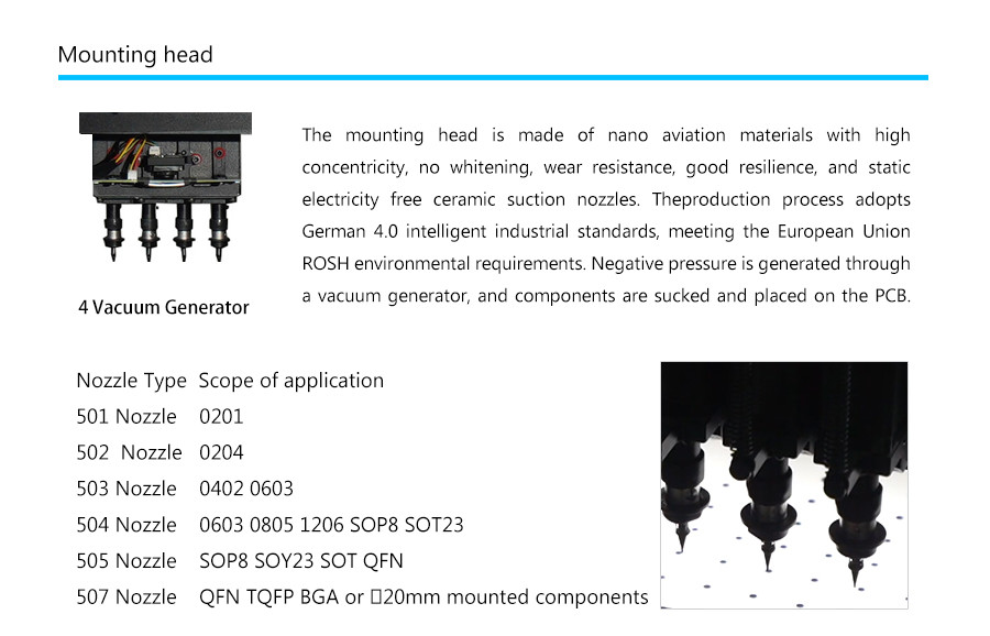 Pick and Place Machine SMT HW-T4-44F/50F Quick and Easy: Streamlined Chip Mounting for Improved Efficiency