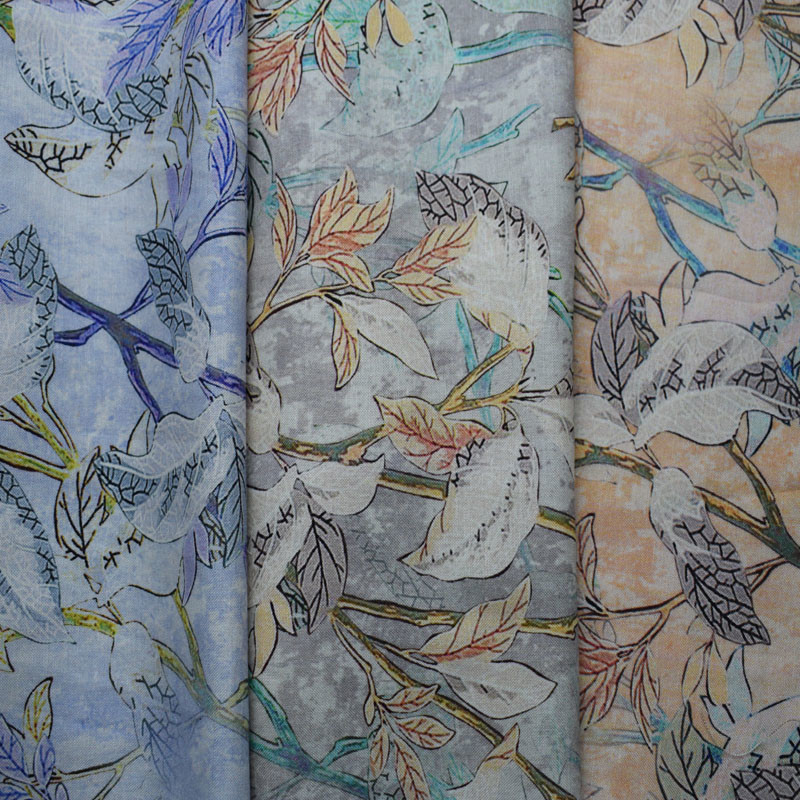 100 Percent Viscose Rayon Fabric Plain Printed Woven 30s*141s