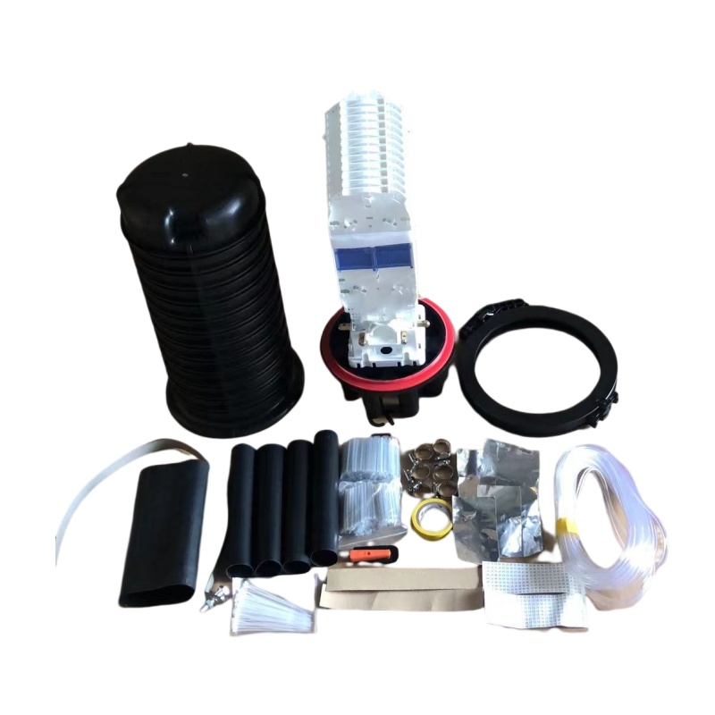 Max 288 Cores Fiber Optic Splice Closure Dome for 1 Input 8 Output FTTH Junction