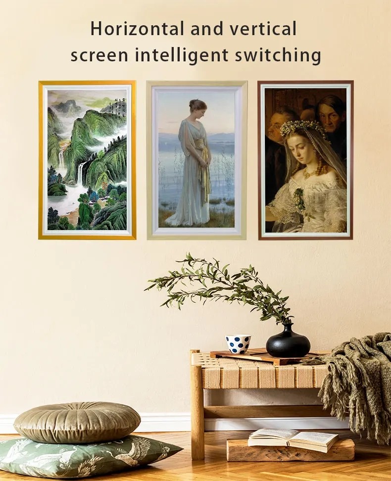 Electronic Artistic Digital Photo Frames For Photos Music Images Wall Mount