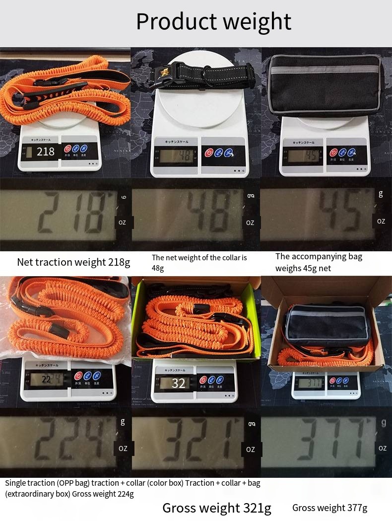 Custom Multi Functional Pet Leash Hands Free Dog Leash And Collars Set