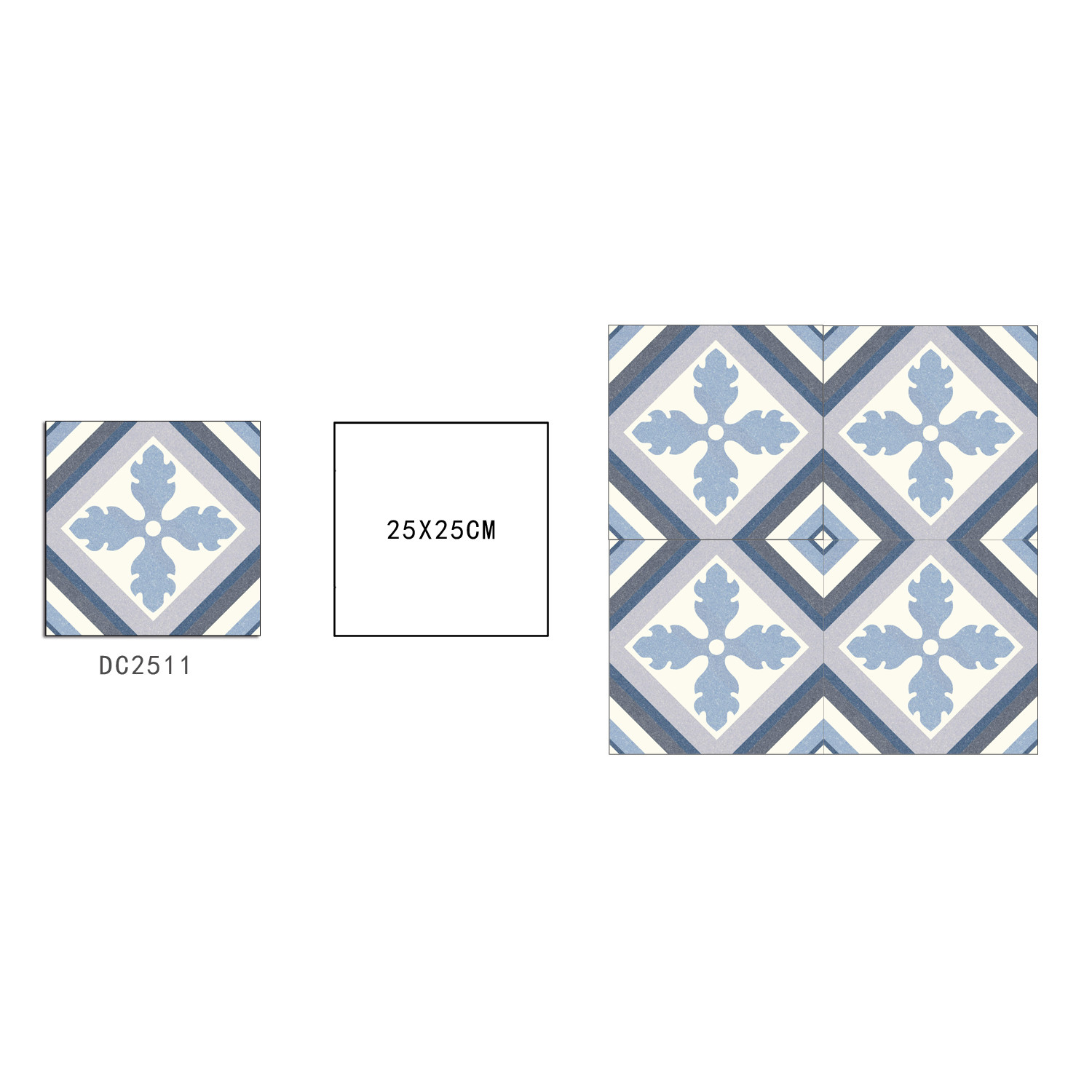 Wear-Resistant 250x250mm Floor Tile For Kitchen And durable Ceramic Rustic Tiles For Living Room