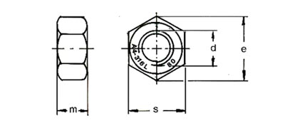 8 Grade Carbon Steel Black PTFE Coated Hex Head Nuts For OEM Service