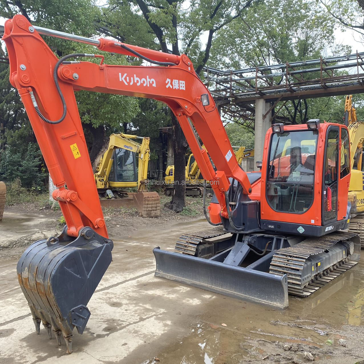 used mideum size excavator kubota185/ready to ship second hand excavator Kubota 185 on sale