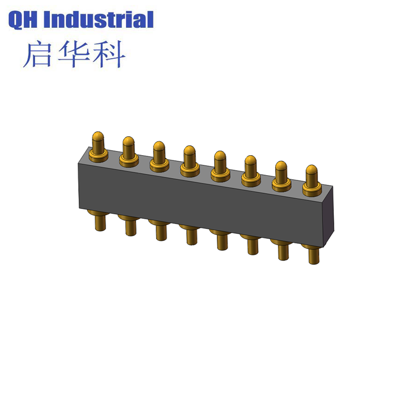 8Pin Bulgaria Telecom Connector Magnetic spring loaded pin Usb Connector Magnetic spring loaded pin Usb Connector