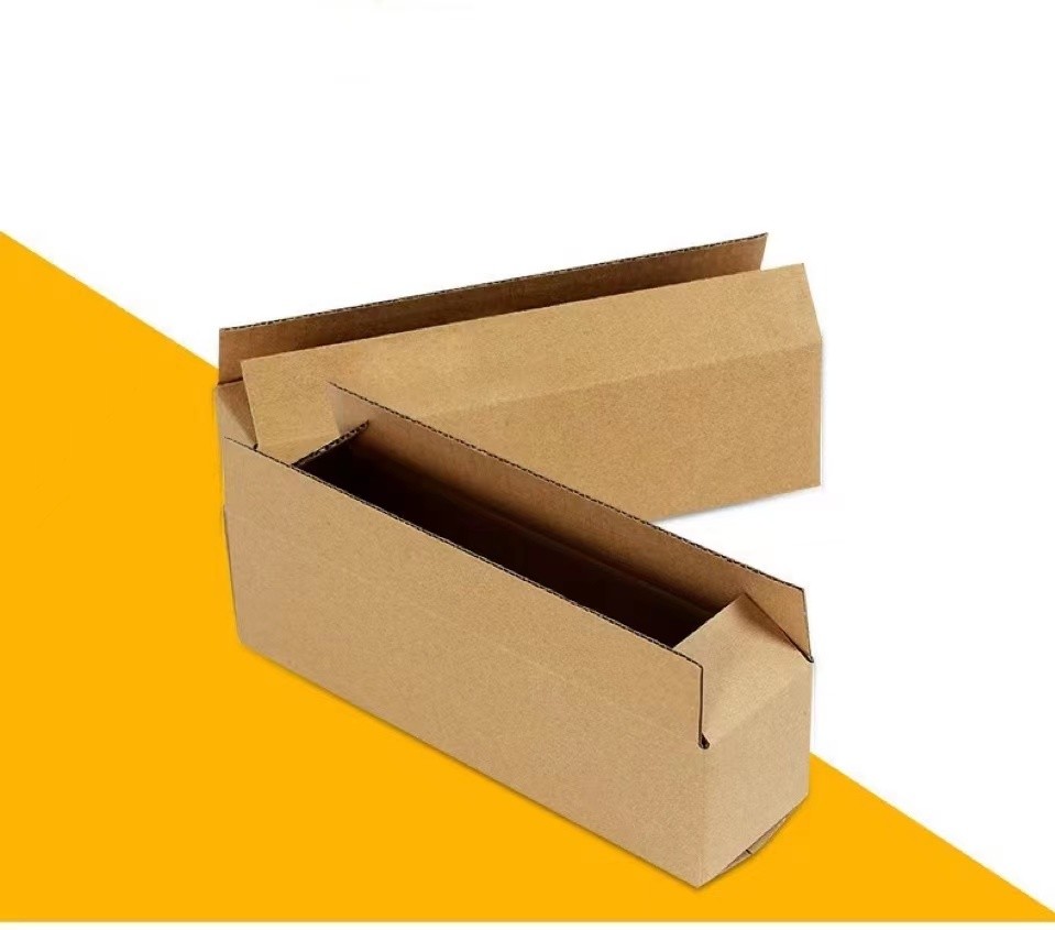 Cuboid Kraft Paper Corrugated Boxes Furniture Shipping Box 9cmx9cmx27cm
