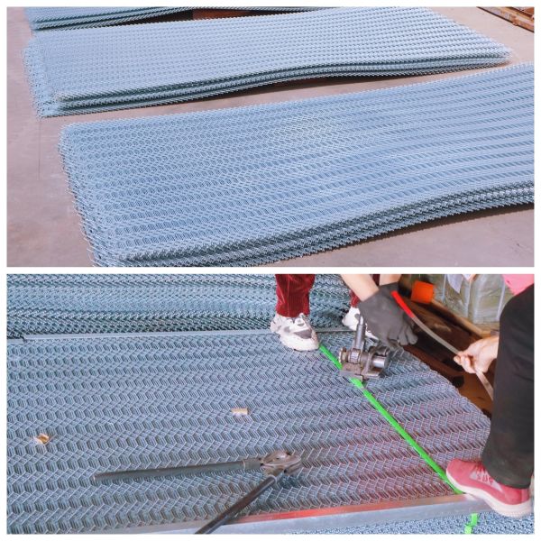 Hexagonal Hole Expanded Metal Sheet 4x8Feet For Walkway Grating