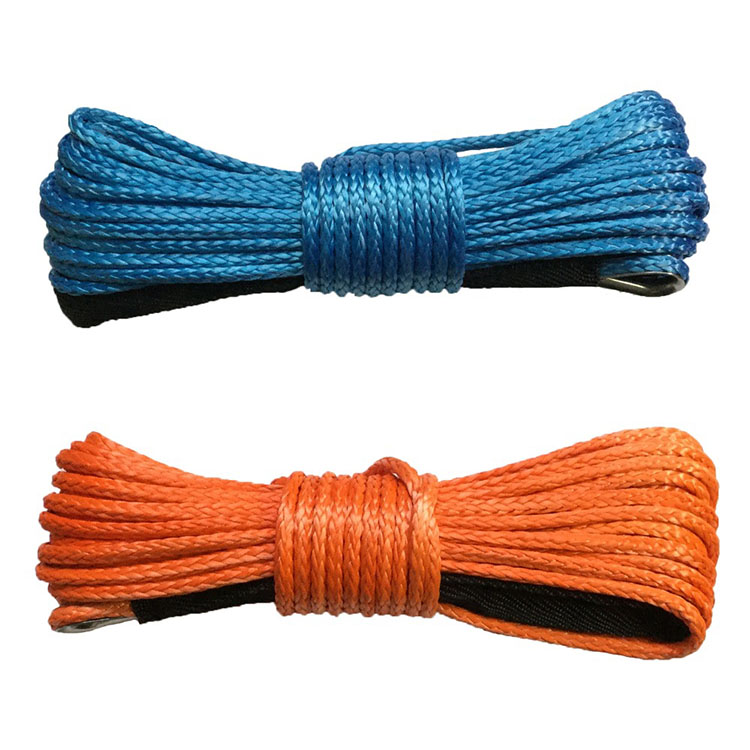 UHMWPE Pulling Winch Rope Leash with High Tensile Strength and Required Capacity