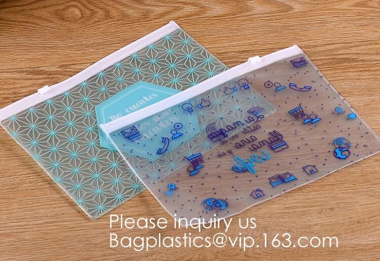 Daily Used Products Packaging Eva Zipper School Bag,Eco-Friendly Soft Plastic Frosted Cosmetic EVA Zipper Bags, Bagease
