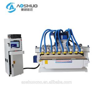 China Cnc Router Rotary Axis CNC Wood Carving Machine 2.2KW 6 Heads Indian God Statue on sale