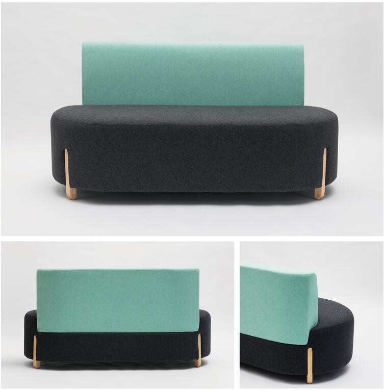 Single Double Card Seat 120*60*100Cm Modern Sectional Couches