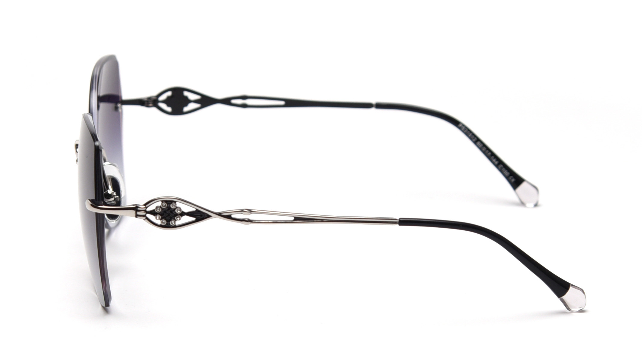 Stylish Exquisite Drive Car Rimless Gradient Sunglasses UV400 Polarized