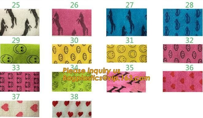 Sports medical elastic adhesive bandage strip linear Tensoplast cotton compression bandage,Athletic Tape Nonwoven Latex