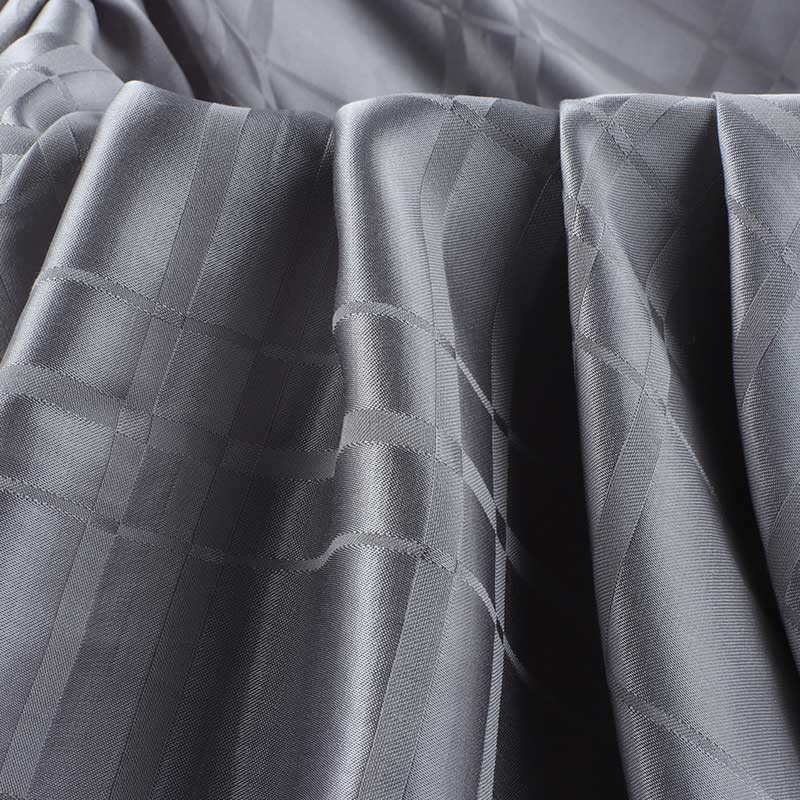 Sand Washed Jacquard 51% Rayon 49% Viscose Satin Fabric For Dress