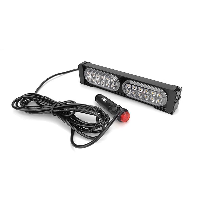 COB LED Strobe Light Flashing Mode Magnet Base Car Traffic Emergency Light Bar Danger Warning Flash White