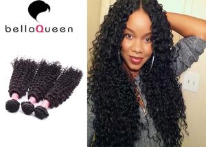 Buy cheap Double Drawn Virgin Curly Mongolian Hair Extensions 100% Human Hair Weaving product