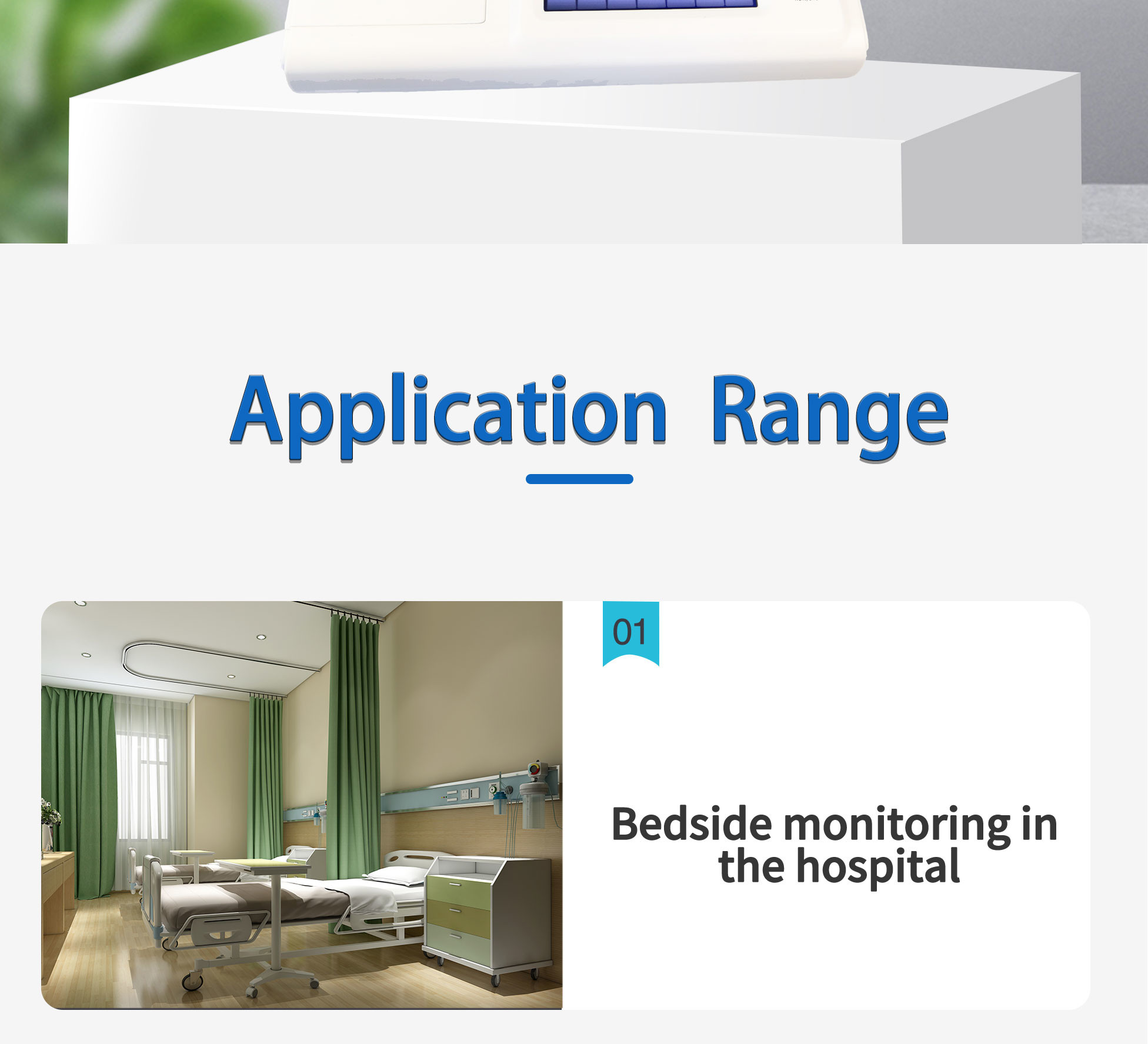 Portable 12 Channels 12 Leads Medical ECG Machine