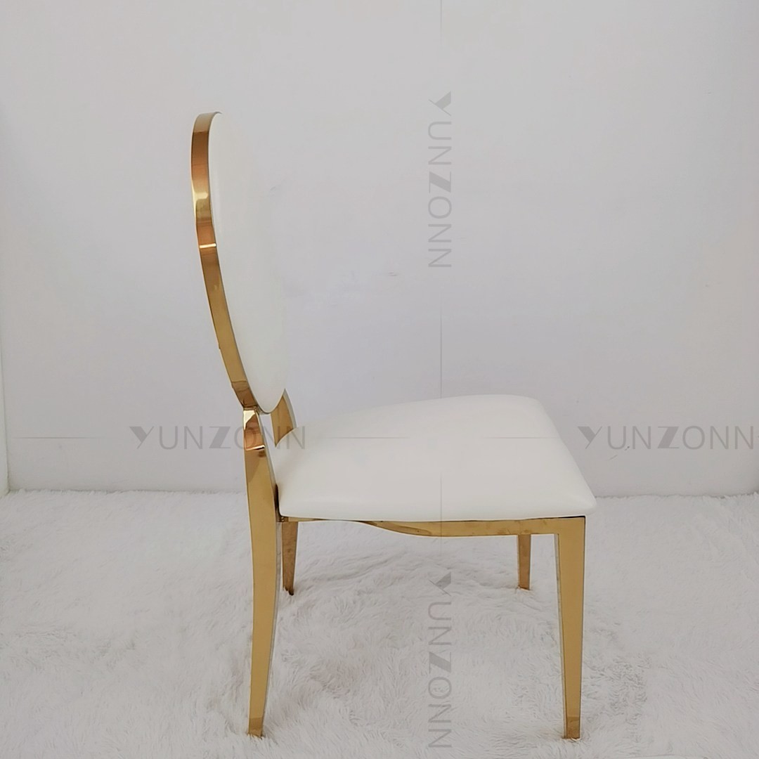 Gold Stainless Steel Wedding Chairs Royal Wedding Chair Rentals W49xD53xH94cm