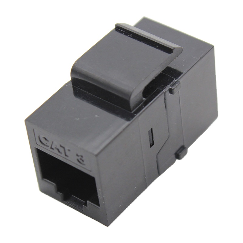 Exact Cables ABS CAT3 UTP Inline Coupler FTP Keystone Jack Female to Female Lan Cable Extender