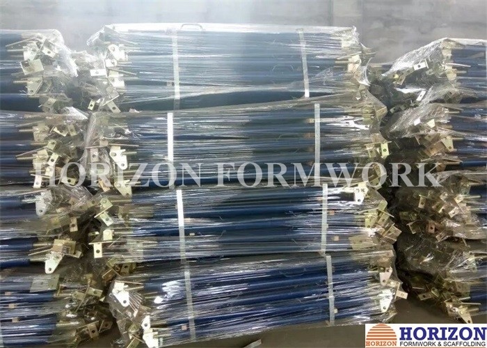 Push Pull Brace Wall Formwork Systems , Powder Coated Wall Shuttering System