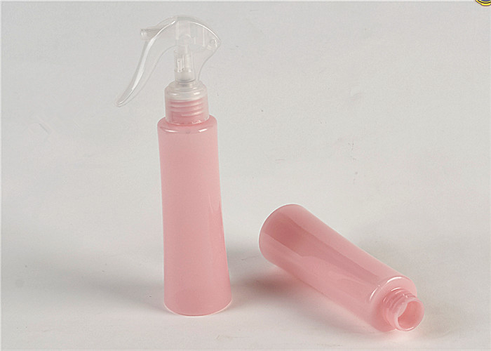 Light Pink Color PET Plastic Spray Bottles Slender Shape 23G 45 * 173MM