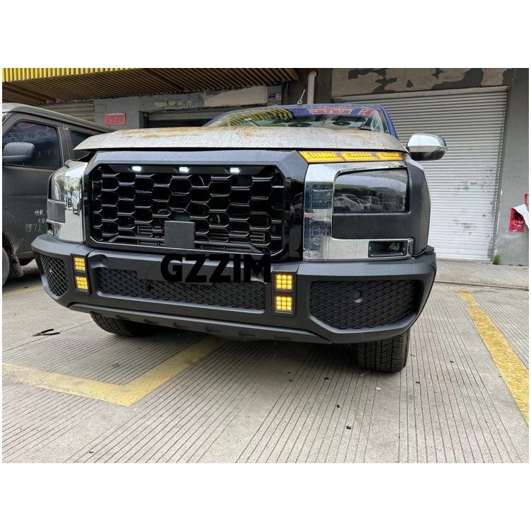 For Triton L200 2024 ABS Plastic Black Car Grille Front Middle Grille