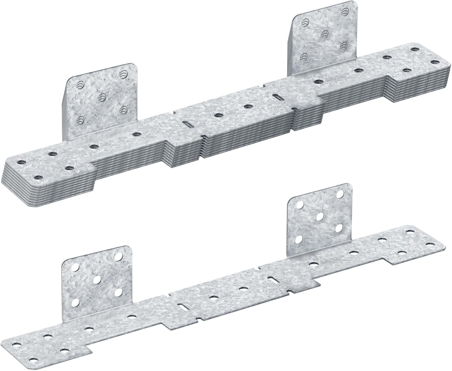 Galvanized Steel Deck Stair Stringer Connector Adjustable Tie Straps Bracket