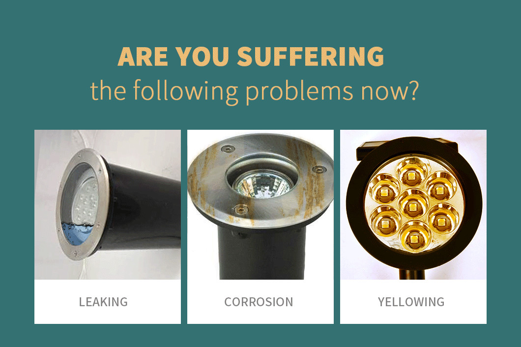 6W High voltage input IP68 Structure waterproof led underground light