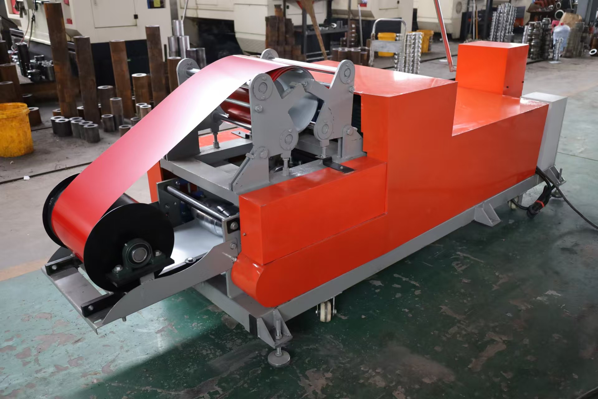 K Style Seamless Metal Rain Gutter Ogee Gutters Roll Forming Machine For Residential Houses