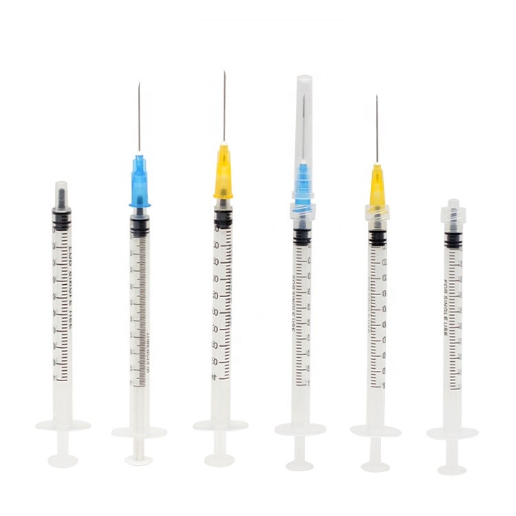 JR Medical Disposable Syringe 1ml Luer Slip ETO Sterilization