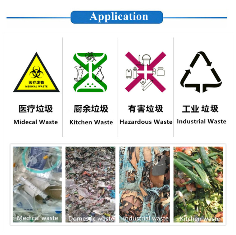 Customized Color Low Operating Costs Incinerators For Industry Solid Waste Treatment