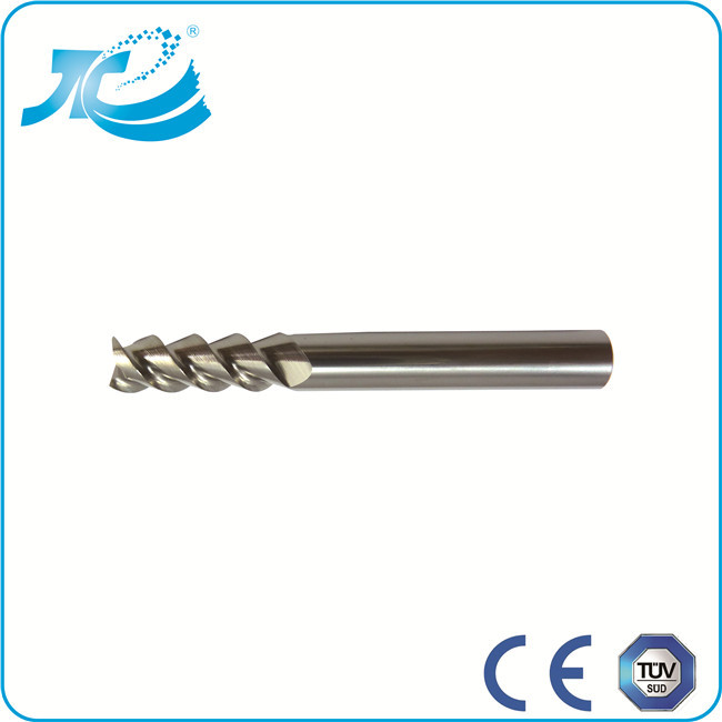 Micro Grain Carbide End Mills For Aluminum , End Mill Tools 12mm 14mm