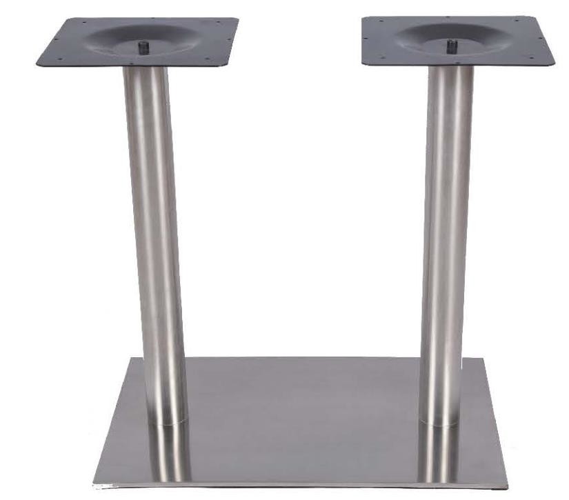 Stainless Steel Metal Table legs Commercial Table Bases 720mm Height ISO9001 Listed