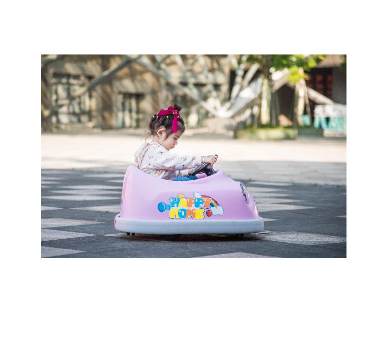 Children's Electric Ride-on Bumper Car with Remote Control and Music G.W. N.W 9kg/8kg