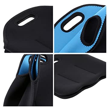Carrier Neoprene Insulated Bottle Cooler Bag 6 Pack Bottle Can With Drink Holder