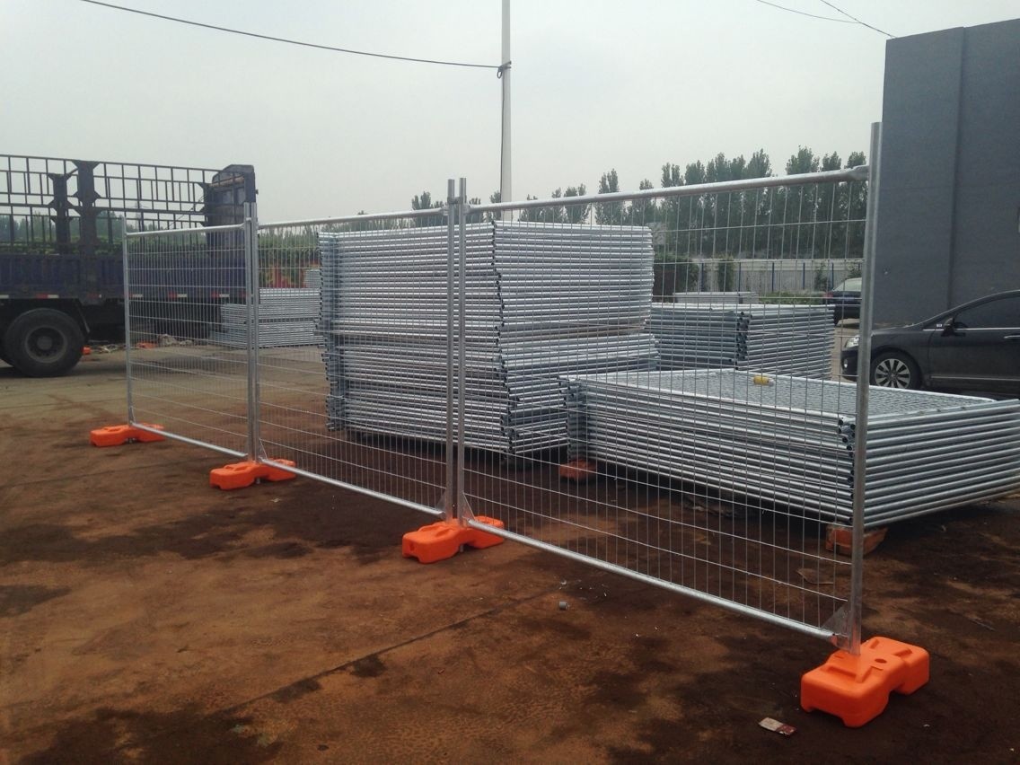 Self Support Galvanized Temporary Fencing primer AS3750.15 marine standard 2.1m*2.9m Mesh 60mm*150mm Dia:4.00mm