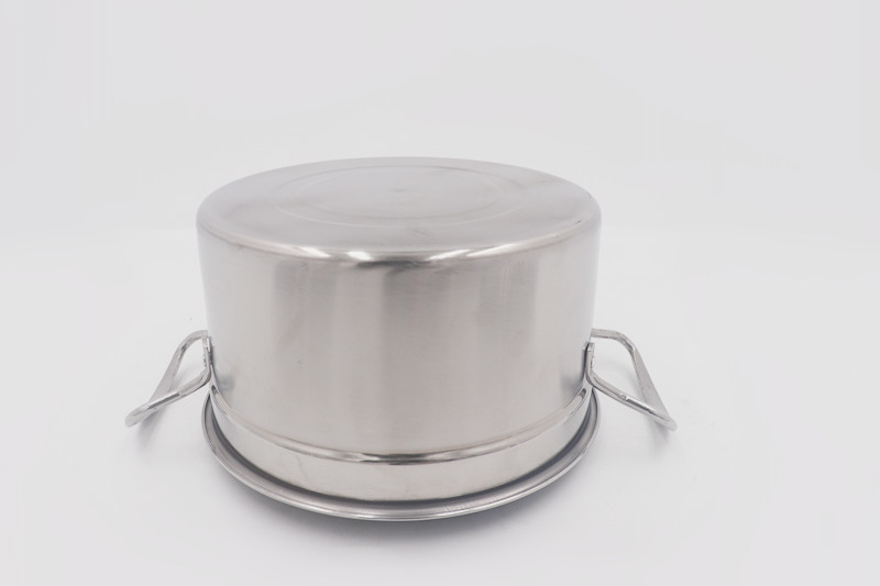 19cm Stainless Steel Cooking Pot With Thickened Bottom