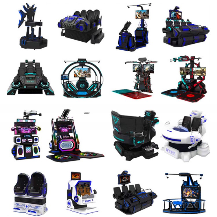 Hot Selling 42 Inch VR Cinema Equipment Coin Operated 9D VR Double Egg Chair Game Machine