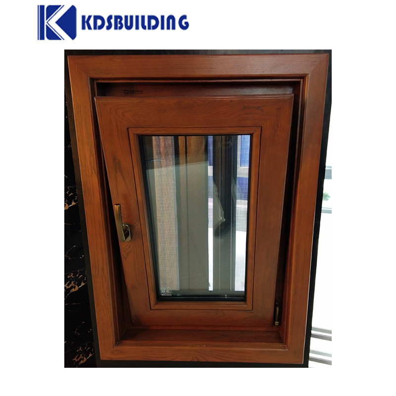 China Solid Windows And Door Manufacture Hurricane Rated Double Entry Commercial Real Wooden Window