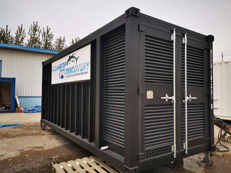 40ft Shipping Container Swimming Pool Outdoor with Durable Corten-A Structure and Plywood Floor