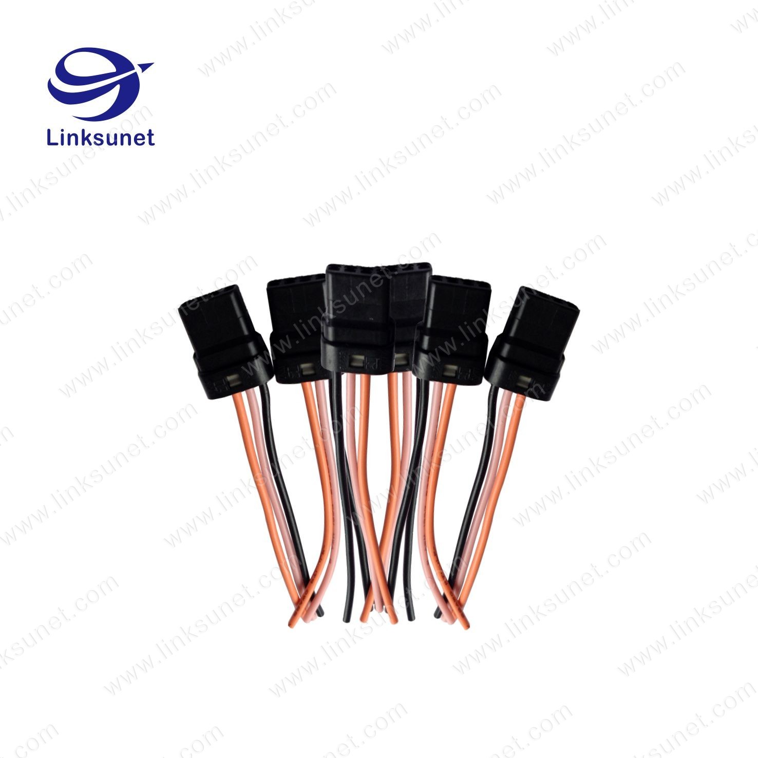 Molex 52266-0311 2.50mm black conectors add UL1007-24AWG Waterproof Terminal Harness
