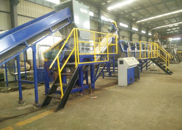 304 Stainless Steel 150 KW Polythene Bags Recycling Machines 300 Kg / H Full