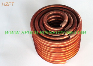 Waste Heat Recovering Fin Coil Heat Exchanger in Domestic Water Boilers