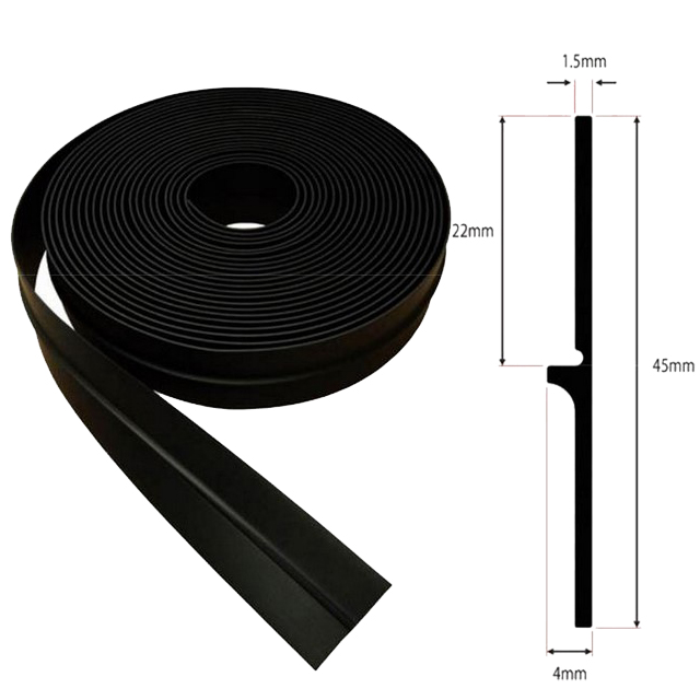 Vinyl PVC EPDM Garage Door Bottom Threshold Floor Rubber Seal Weather Strip Processing